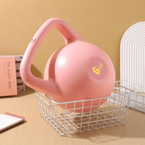 Water-filled Kettlebell PE Material Soft Kettle Bell for Men Women Portable Home Gym Exercise Equipment Unique Cute Design Strength Training Dumbbell