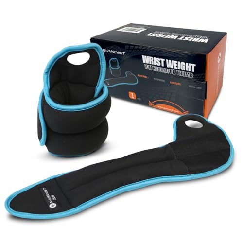Pair of Wrist Weights With Hole for Thumb, Great for Running & All Kind of Cardio Exercises