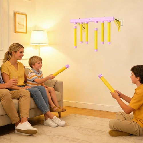 Reflex Drop Stick - Falling Catch to Win Reaction Game | 3 Falling Speeds Quick Reaction Training Toy | Hand-Eye Coordination Reflex Drop Sticks for Children and Adults USB Rechargeable