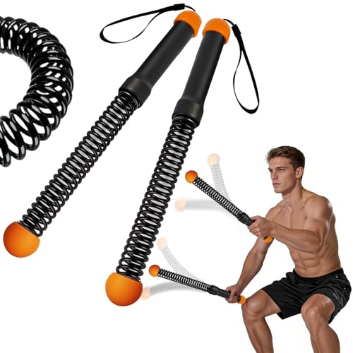 Portable Cordless Battle Ropes for Home Gym,Ropeless Battle Ropes, Exercise Equipment for Low-Impact Aerobic Training, Strength & HIIT, for Men & Women - color: Black-basic Styles