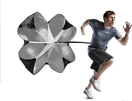 Parachute Running Parachute Running Exercise Dash Parachute Resistance Parachute Speed: The Power Up Speed Chute Resistance Training for Games, Practice, Sports, Gym, Equipment