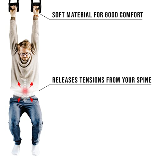 Back Stretcher for Lower Back Pain Relief, Portable Back Traction Device for Spinal Decompression of the Lumbar Region