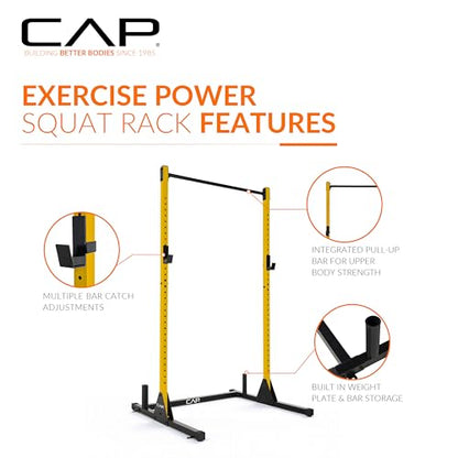 CAP Barbell Power Racks and Attachments - style: FM-905Q Yellow