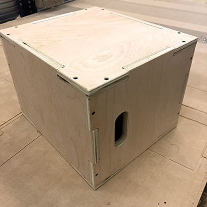 3 in 1 Plyometric Box: 12"x14"x16" Flatpack Puzzle Pieces