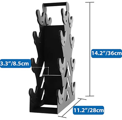 Dumbbell Storage Rack Weight Organizer Rack Only for Home Gym Weight Rack No need Assembly - size: 4-Tier