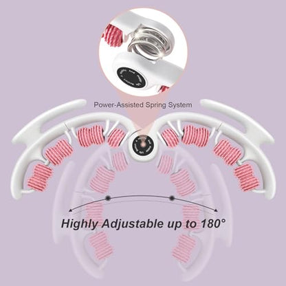COSTWELL Cellulite Massager, Cellulite Remover Muscle Roller,360° Deep Tissue Massager for Leg, Neck,Calves, Arm,Thighs, Back,Manual Massager Foam Roller Fascia Massage Tool for Muscle Relieve. (Pink) - color: Pink