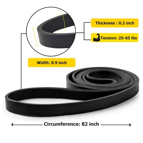 Resistance Band Pull up Band Fitness Exercise Bands Natural Latex for Workout Body Stretch Powerlifting Band Fitness Sport Training at Home/The Gym - color: black