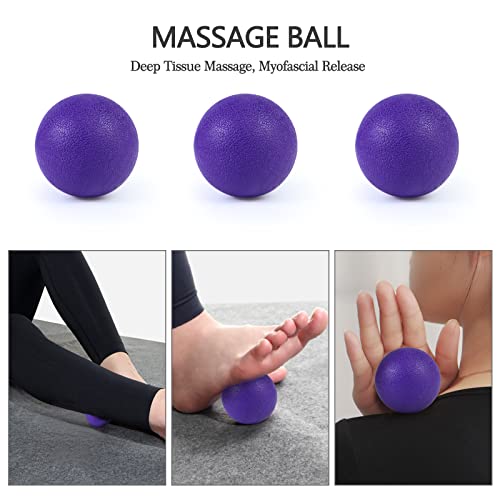 JOYENERGY 5 in 1 Foam Roller Set, Trigger Point Foam Roller Patented, Massage Roller Stick, Massage Ball, Stretching Strap for Deep Tissue Massager for Muscle Pilates Yoga Whole Body