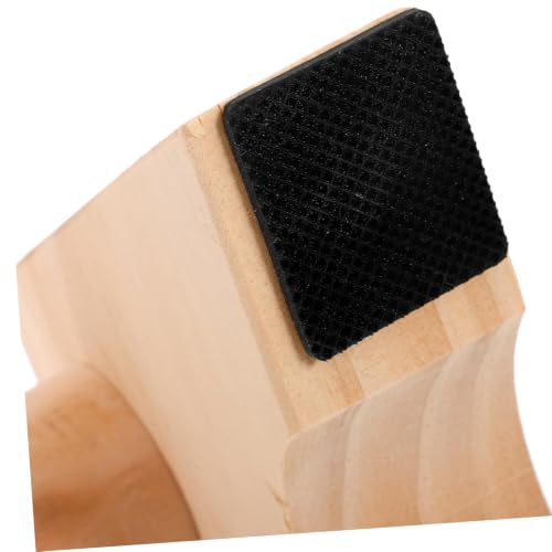 Outanaya Wooden Push up Bars Calisthenic Training Parallettes Beech Wood Non-slip Floor Handles 30cm Pair for Home Gym Strength Workout Men Women