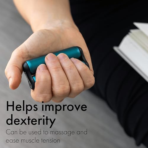 ONO Roller - Handheld Fidget Toy for Adults | Help Relieve Stress, Anxiety, Tension | Promotes Focus, Clarity | Compact, Portable Design (Teal, Junior Size - Aluminum) - size: Junior Size, style: Aluminum - Teal