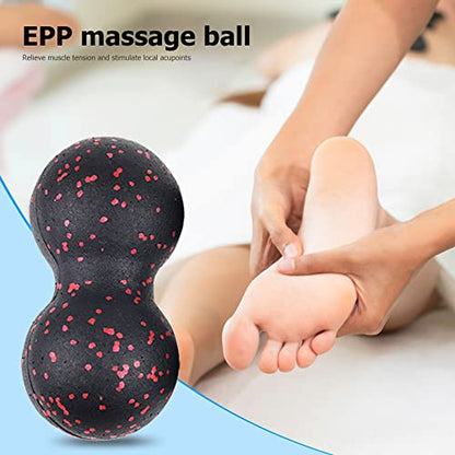 Fitness Ball Double Lacrosse Massage Mobility Peanut for Self-Myofascial Release Deep Tissue Yoga - size: China