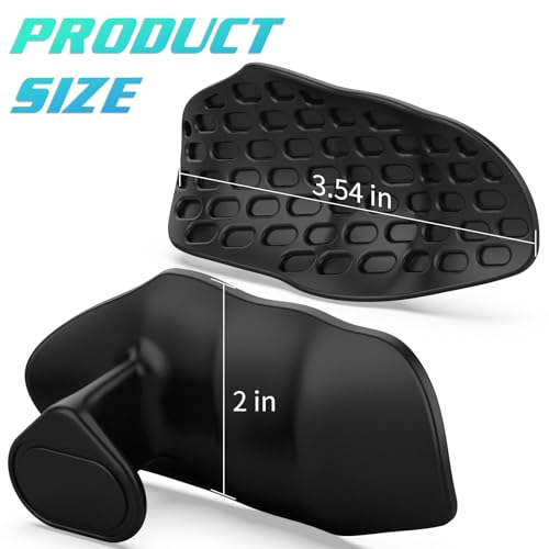 Anti-Slip Workout Grips, Ergonomics Rubber Gym Grips, Weight Lifting Grips for Hand Protection, Workout Gym Gloves for Men and Women Deadlift, Fitness Training, Weightlifting and Exercise