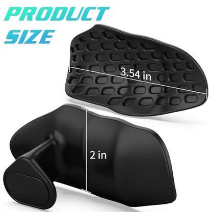 Anti-Slip Workout Grips, Ergonomics Rubber Gym Grips, Weight Lifting Grips for Hand Protection, Workout Gym Gloves for Men and Women Deadlift, Fitness Training, Weightlifting and Exercise