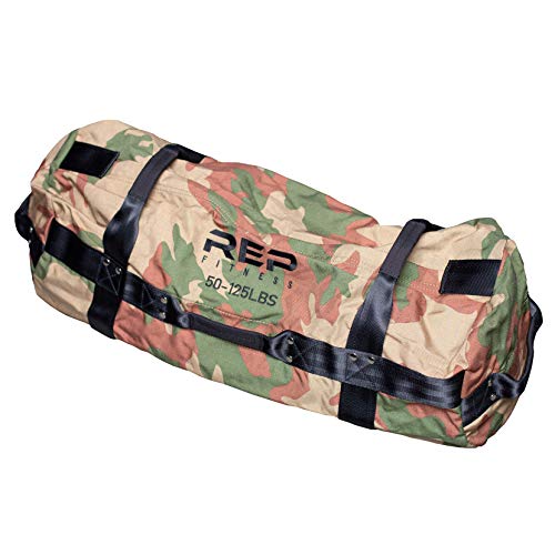 REP Fitness Sandbags - Heavy Duty Workout Sandbags for Training, Cross-Training Workouts, Fitness, Exercise and Military Conditioning - Multiple Sizes and Colors - color: Large-Camo