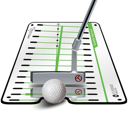 BACK 2 BASICS Golf Putting Mirror Compact Dual-Sided Alignment Trainer Tool - style: Pro Path Putting Mirror
