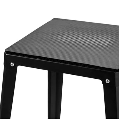 Plyometric Platform Box 12/18/24/30 Inch Steel Fitness Exercise Jump Box for Home Gym Plyometric Jumping Exercise Fit Training - style: Black 3-piece set
