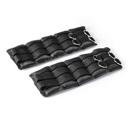 Amazon Basics Adjustable Ankle Weights - style: 5 Pound Set (2.5 Pounds Each)
