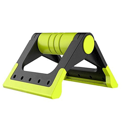 Push-up bracket-Fitness Equipment Push Up Bar, Folding Pushup Bracket with Nonslip Foam Handle Muscle Building Pipe Plug - color: Gray