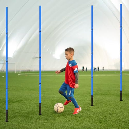 Soccer Training Equipment,Agility Speed Training Set, 20ft Agility Ladder - color: Blue