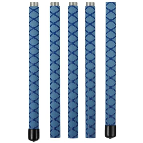 The Huang Yunming yoga stick is made of sturdy steel that is 5 feet high and an adjustable stretching stick, providing flexibility, agility, and balance. Multi functional fitness stick with 5 steel pipes