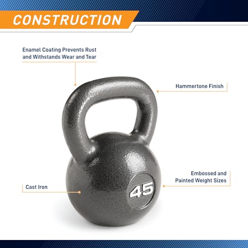 Marcy Hammertone Kettle Bells - 10 to 55 lbs. HKB Workout Weights - style: 45 lb