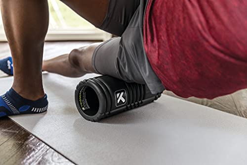 TriggerPoint Grid 1.0 Foam Roller - 13" Multi-Density Massage Roller for Deep Tissue & Muscle Recovery - Relieves Tight, Sore Muscles & Kinks, Improves Mobility & Circulation - Targets Key Body Parts - color: Midnight
