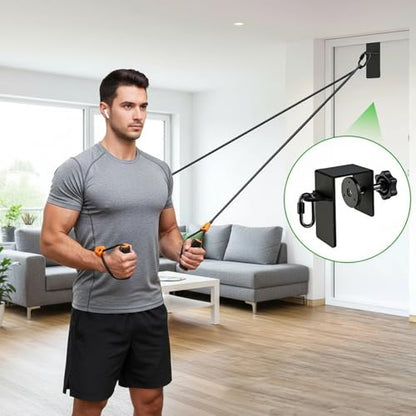 Wall Anchor for Resistance Bands Suspension Trainer & Battle Ropes Universals Doorway Mount for Home Gym Strength Training & Yoga