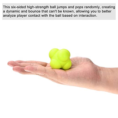PATIKIL Bounce Reaction Balls, Coordination Ball Agility & Speed Reflex Training Game Sports Ball TPR High Difficulty for Baseball Soccer Softball Basketball