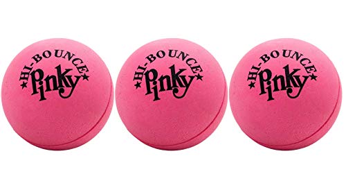 JA-RU Hi-Bounce Pinky Bouncy Ball for Kids (3 Pk) 976-3p - size: 3 Pack
