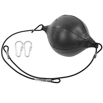Double End Punching Ball, Punching Ball Inflatable Boxing PU Pear Muay Thai Punch Bag for Punching Exercise and Hand Eye Coordination Training
