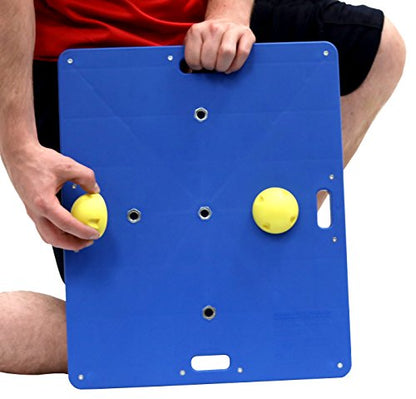 CanDo Balance Board 15x18 Inch, 1 Inch Height, Yellow - color: Yellow: X-easy, style: Rectangular