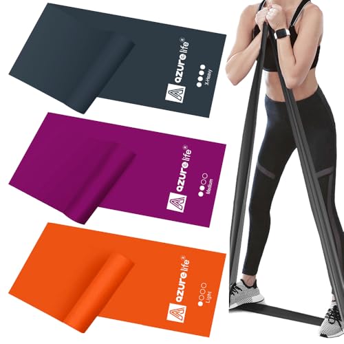 Resistance Bands,Professional Long Non-Latex Elastic Stretch Bands,Exercise Bands for Physical Therapy, Yoga, Pilates, Rehab, at-Home or The Gym Workouts, Strength Training - color: Orange, Pink, Gray, size: 5-FT
