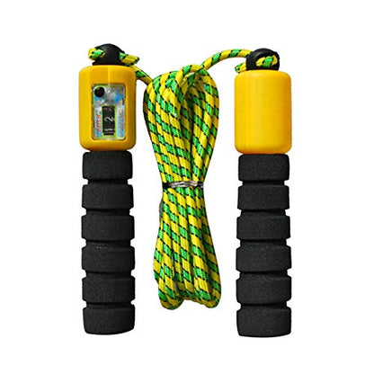 Jump Rope,Number Counter Fitness Lose Weight Adjustable Skipping Jump Rope for Men Women and Kids Random Color