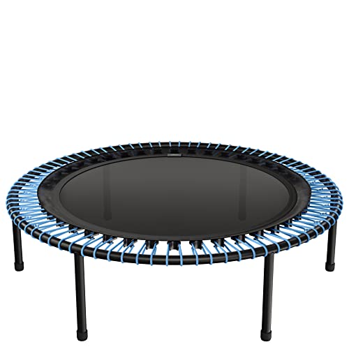 bellicon Mini Trampoline | Bungee Suspension up to 260 lbs | Indoor Fitness Rebounder for Adults | Folding Legs