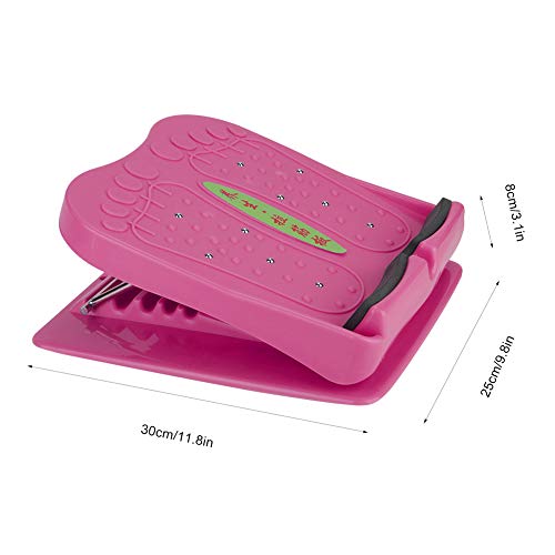 Calf Stretcher, Household Folding Foot Calf Stretcher, Leg Fitness Slant Pedal Board, Achilles Stretcher, Foot and Calf Stretcher, Calf Stretcher Slant Board - color: Pink
