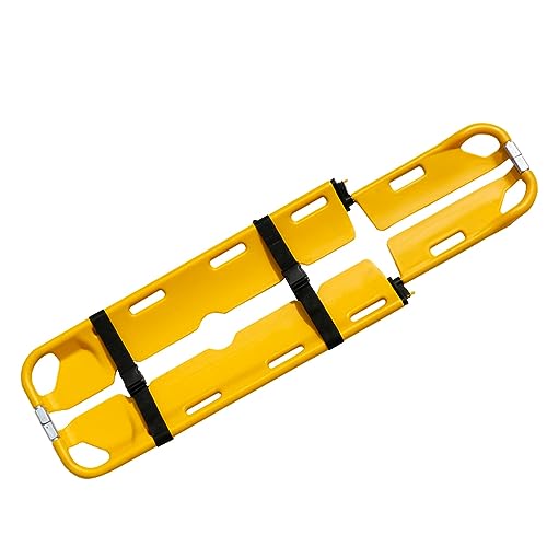 Portable Spine Board Stretcher, Lightweight Mcal Transport Backboard for Patient Transfer, Emerncy Folding Stretcher for Hospitals & First Responders
