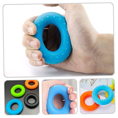 Happyyami 8 Pcs Grip Exerciser Hand Tools for Men Adjustable Gripper for Men Finger Ring Trainer Finger Stretcher Exerciser Multipurpose Tool Fitness Sports Grip Circle