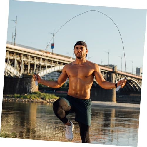 Alipis Smart Counting Jump Rope for Adults Lightweight Electronic Skipping Rope for Fitness Training Portable Indoor Outdoor Exercise Tool Digital Counter for Weight Loss and Body Shaping