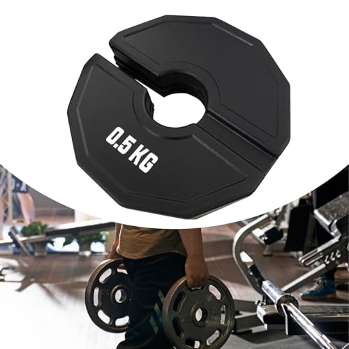 Fractional Weight Plate Dumbbell Fractional Weight Plate Barbell Micro Plate Kettlebell Compact Rubber Plate Progressive Overload Portable Design, 0.5kg