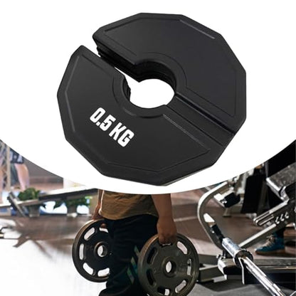 Fractional Weight Plate Dumbbell Fractional Weight Plate Barbell Micro Plate Kettlebell Compact Rubber Plate Progressive Overload Portable Design, 0.5kg
