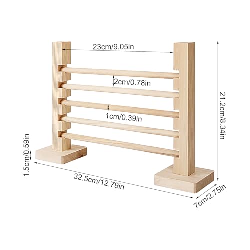 Rabbit Jump Obstacle - Rabbit Agility Training Bar, RabbitAgility Training Hurdles, Height Adjustable Jump Hurdle Equipment, Wooden Pet Obstacle Exercise Toys for Pet Bunny Exercise