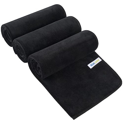 Microfiber Gym Towels Super Absorbent Compact Travel Workout Towel Quick Dry Camping Sweat Towel for Sports Beach Swimming Backpacking Hiking and Yoga Men Women 16 Inch X 32 Inch