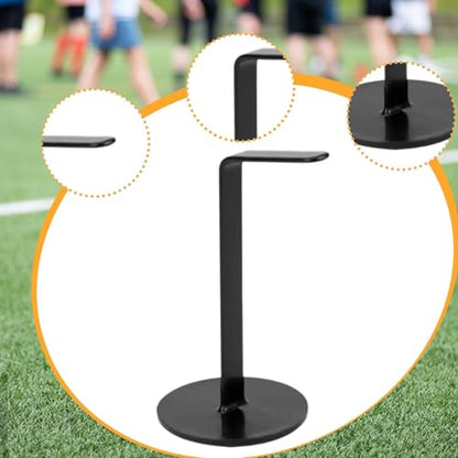 Soccer Cone Holder for Training Discs, Saucer Carrier Stand for Flat Soccer Cones, PP Material, 16.8cm (6.6 inch) Height