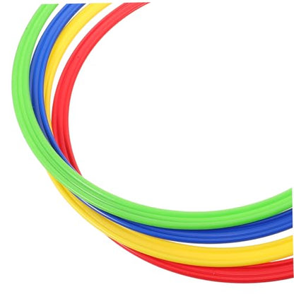 GALPADA 4pcs Soccer Agility Training Hoops Speed Agility Training Rings for Football Players Drills Coordination