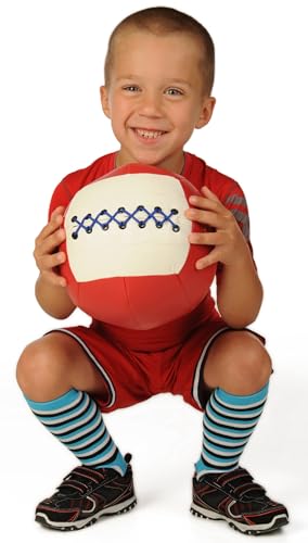 WOD Toys® Med Ball Mini - Safe, Durable Medicine MedBall for Kids Fitness Participation - Kid Gym Workout and Exercise Equipment for Toddlers and Children
