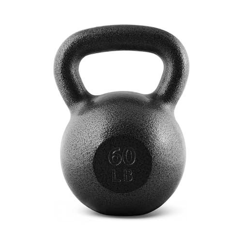 CAP Barbell Cast Iron Kettlebell - Singles and Sets, Multiple Weight Choices - size: 60.0 Pounds