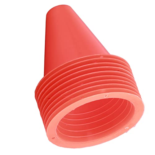 10pcs Soccer Training Cones, Bright Color Football Markers with Flat Square Bottom Design for Soccer Training, Football Practice Accessories - color: Orange