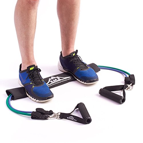 Black Mountain Products Resistance Band Protective Sleeve for Exercise Bands Gym Home Travel and Physical Therapy