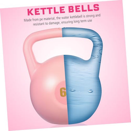 Water Filled Kettlebell PE Material Exercise Equipment for Men and Women Portable Fitness Kettle Ball for Home Gym and Travel Strength Training
