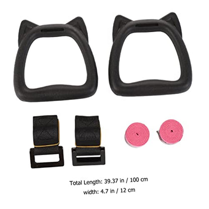 BESPORTBLE Fitness Gym Rings Ring Strap Stable Performance for Boys and Girls Adults Portable Training Workout